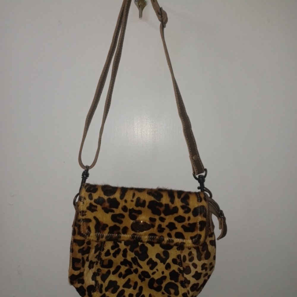 Animal Print Faux Fur Myra Bag Crossbody Never Used